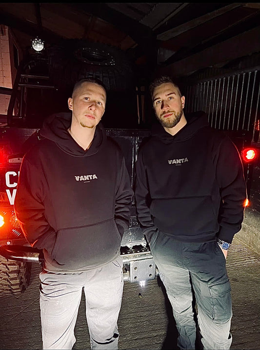 OUT NOW! - (Vanta Black - Heavyweight Logo Hoodie